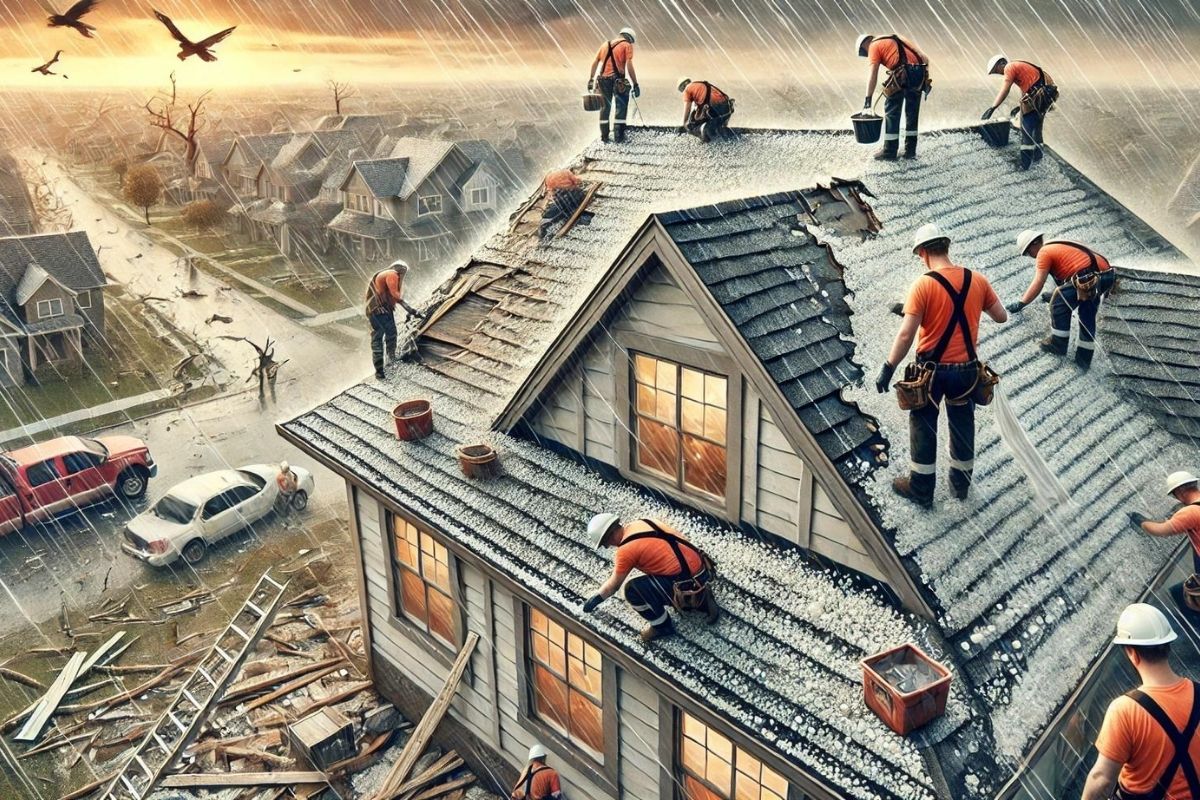 How to Repair Hail Damage on Roof