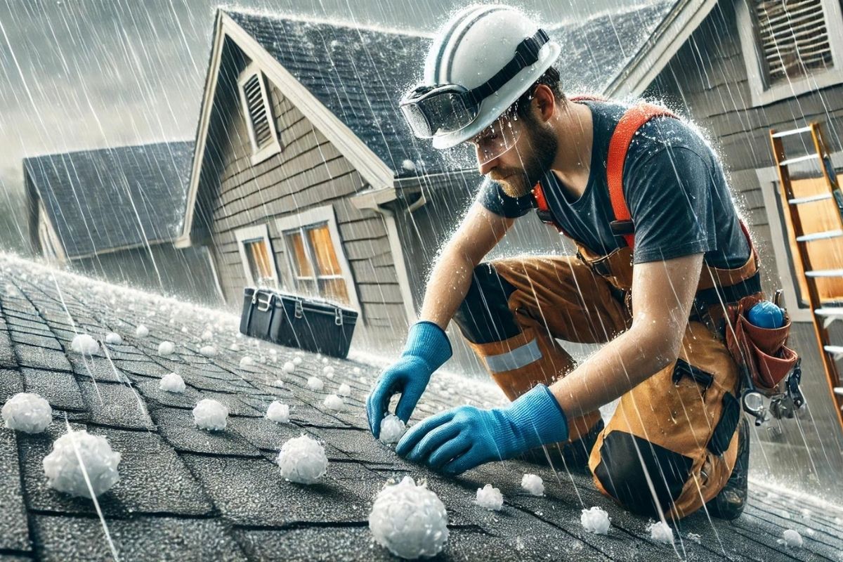 Can You Repair Hail Damage on a Roof Yourself